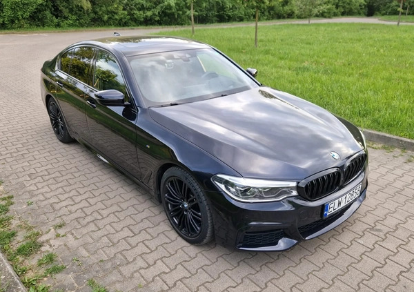 BMW Seria 5 cena 142900 przebieg: 125000, rok produkcji 2019 z Kcynia małe 596